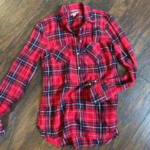 Merona plaid long sleeve shirt